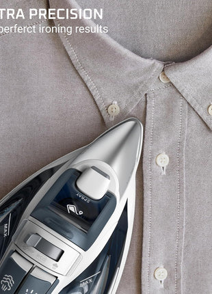 Rowenta Iron Steamer for Clothes, Powerful Steam Iron with Steamers, Focus Stainless Steel Soleplate, 400 Microsteam Holes, Lightweight, Leakproof, 1725 Watts, DW5280