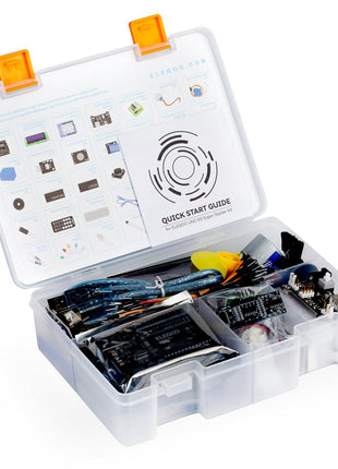 ELEGOO UNO R3 Project Super Starter Kit with PDF Tutorial for Beginners | Compatible with Arduino, 22+ Hands-on Projects, Upgraded Starter Kits with Power Supply, STEM, DIY Basic Circuit Building
