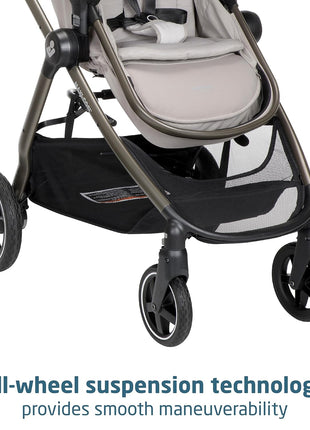 Maxi-Cosi Zelia 2 Luxe 5-in-1 Modular Travel System, New Hope Tan