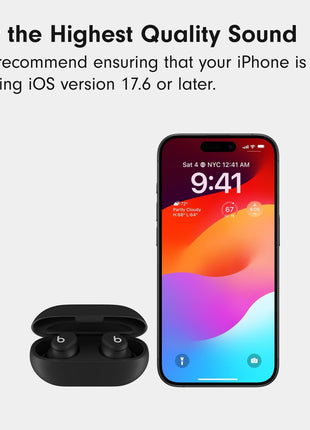 Beats Solo Buds - Wireless Bluetooth Earbuds | 18 Hours of Battery Life | Apple & Android Compatibility | Built-in Microphone - Matte Black