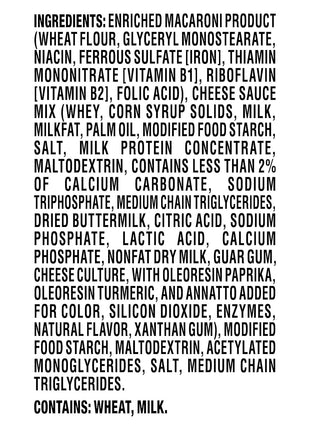 Kraft Mac and Cheese, 8 Cups, for Easy Dinner or Dinner Sides, Original Flavor, No Artificial Flavors, Preservatives or Dyes, 2.05 oz