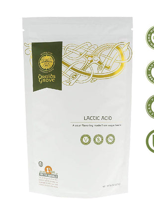 Lactic Acid Powder - Vegan, Non-GMO, Gluten-Free, OU Kosher - 8 oz