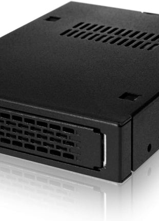 ICY DOCK 2.5" U.2 NVMe SSD PCIe 3.0/4.0 Mobile Rack for External 3.5" Drive Bay (147mm Depth) | ToughArmor MB601VK-B