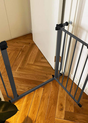 BalanceFrom Easy Walk-Thru Safety Gate for Doorways and Stairways with Auto-Close/Hold-Open Features, 30-Inch Tall, Fits 29.1-33.8 Inch Openings, White | 30" Tall Gate for Doorways and Stairways with Auto-Close/Hold-Open