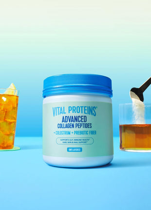 Vital Proteins Advanced Collagen + Colostrum + Prebiotic Fiber, 5oz | VERISOL® Collagen Peptides, Supports Gut & Immune Health, Hair Skin & Nails, Colostrum & Prebiotic Fiber, 16 Servings