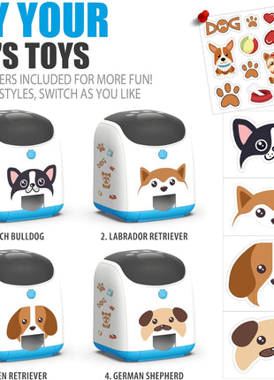 Dog Puzzle Feeder Toy – Remote Control Automatic Treat Dispenser with Light, Interactive IQ Training Slow Feeder, Large Capacity for All Dog Breeds