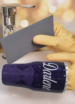 YAROMO 12 Pieces Epoxy Sanding Papers, Waterproof Superfine Silicon Carbide Polishing Papers For Making Glitter Tumbler Cups, Crafts Tumbler Compatible With Plastic, Glass, Metal, Porcelain, Wood