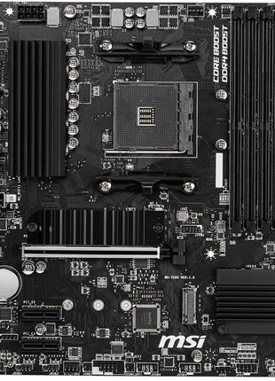 MSI B550M PRO-VDH WiFi ProSeries Motherboard (AMD Ryzen 5000, AM4, DDR4, PCIe 4.0, SATA 6Gb/s, M.2, USB 3.2 Gen 1, Wi-Fi, Bluetooth, D-SUB/HDMI/DP, Micro-ATX)