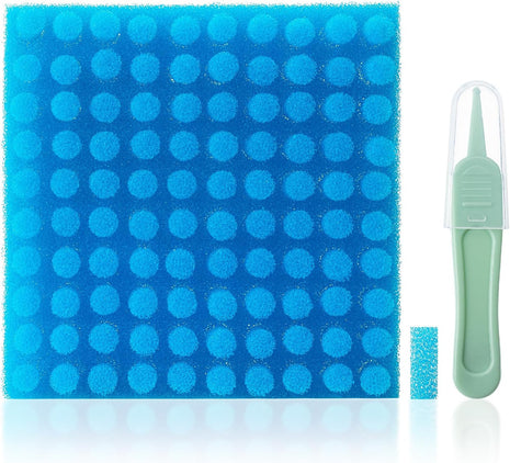 Baby Nasal Aspirator Hygiene Filters with Tweezer, 100 Pack, Nasal Suction Filters for Babies