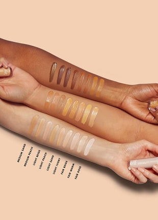 e.l.f. Hydrating Camo Concealer, Covers Blemishes & Under-Eye Circles, Full-Coverage & Delivers A Satin Finish, Vegan & Cruelty-Free, Light Sand
