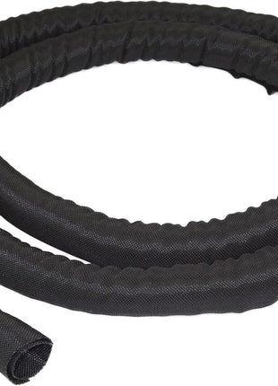 StarTech.com 6.5' (2m) Cable Management Sleeve - Flexible Coiled Cable Wrap - 1.0-1.5 inch dia. Expandable Sleeve - Polyester Cord Manager/Protector/Concealer - Black Trimmable Cable Organizer (WKSTNCM)