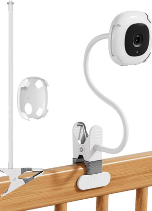Flexible Twist Clip Holder for Nanit Pro Smart Baby Monitor,Flexible Twist Monitor Bracket for Nanit Pro Smart BabyMonitor,No Drilling Required