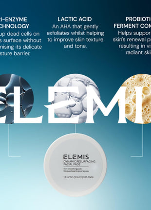 ELEMIS Dynamic Resurfacing Facial Pads, Gentle Textured Treatment