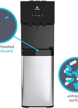 Avalon A4BLWTRCLR Bottom Loading Water Cooler Water Dispenser - 3 Temperature Settings - Hot, Cold & Room Water, Durable Stainless Steel Cabinet, Bottom Loading - UL/Energy Star Approved