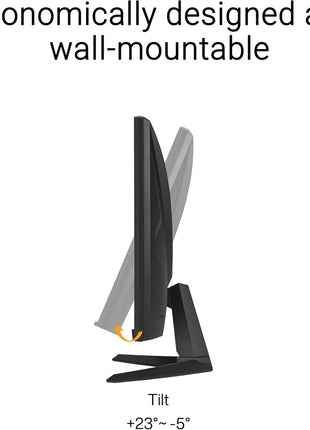 ASUS TUF Gaming 24" (23.8" viewable) 1080P Monitor (VG249QE5A) - FHD, 144Hz Overclock to 146Hz, IPS, Extreme Low Motion Blur Sync, 1ms, Speakers, Variable Overdrive, DisplayWidget Center, 3yr Warranty