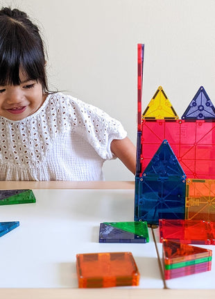 MAGNA-TILES Classic 32-Piece Magnetic Construction Set, The Original Magnetic Building Brand