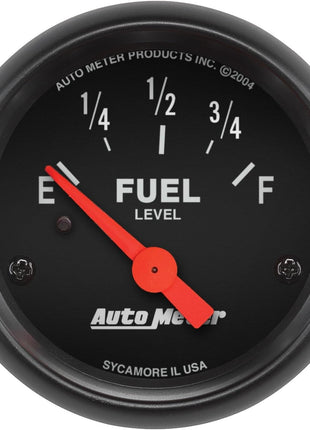 AUTO METER 2641 Z-Series Electric Fuel Level Gauge , 2 1/16 inch - Short Sweep/Electric
