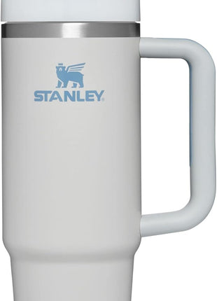 STANLEY Quencher H2.0 Flow State Tumbler, 14 oz, Rose Quartz 2.0 | Straw and 3-Position Lid | Cup Holder Compatible for Travel | Insulated Stainless Steel Cup | BPA-Free