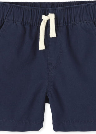 The Children's Place Baby Boys And Toddler Boys Pull on Jogger Shorts,Fin Gray/Flax/Tidal 3 Pack,5T