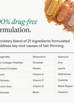 Nutrafol Women's Hair Growth Supplements, Ages 18-44, Clinically Proven for Visibly Thicker and Stronger Hair, Dermatologist Recommended - 1 Month Supply