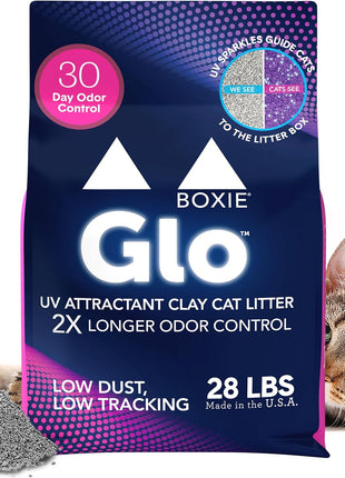 Boxie Probiotic Cat Litter, 40 Day Odor Control, Clumping Clay Kitty Litter, Odor Eliminating Probiotics, Dust-Free, No Fragrances No Fillers, 16 lb