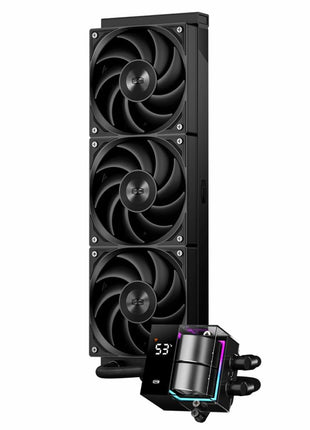 CPS All-in-One Water Cooling Cooler  inchDS360 BK inch 360mm Radiator with Digital Display Dual Chamber Structure