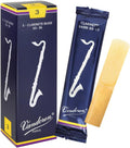 Vandoren CR123 Bass Clarinet Traditional Reeds Strength 3; Box of 5