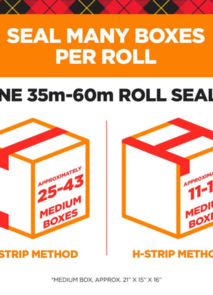 Scotch Long Lasting Storage Packing Tape Rolls, Clear, Storage Tape Withstands Extreme Temperatures, 1.88 in x 54.6 yd, 6 Refill Rolls