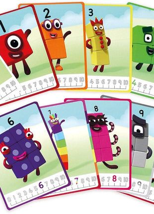 hand2mind MathLink Cubes Numberblocks 1-10 Activity Set, 30 Preschool Learning Activities, Counting Blocks, Linking Cubes, Educational Toys for Kids, Number Games, Math Manipulatives Kindergarten