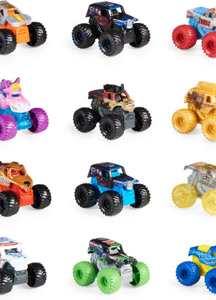 Monster Jam, Official Mini Mystery Collectible Monster Truck 12-Pack, 1:87 Scale, Great Gift for Birthday Parties