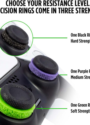 KontrolFreek Aim Boost Kit for PlayStation 5 (PS5) and PlayStation 4 (PS4) Controller | Includes Performance Thumbsticks and Precision Rings | Galaxy Edition