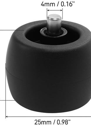 SCREENTRONICS Front Caster Wheel Compatible Replacement for Shark Robot Vacuum AV RV UR QR Series RV700 RV750 RV761 RV1000 RV2001 RV2610WA AV2501AE RV2400WD RV2820 & More