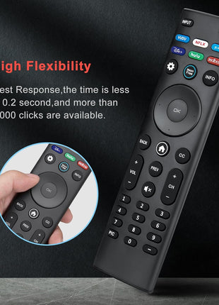 Universal Remote Control XRT140 for VIZIO Smart TV Remote Replacement XRT136 XRT260 XRT270 Smartcast D, E, M, P, V, PX Series Smart TVs