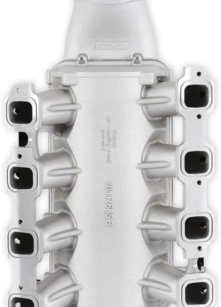 Holley Intake Manifold, Lo-Ram, 105 mm Throttle Body Flange, Fuel Rails Included, GM GenV LT-Series, Aluminum, Natural, Kit