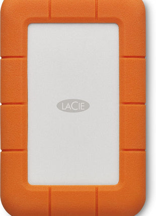 LaCie Rugged USB-C, 4TB, Portable External Hard Drive, Drop, Shock, Dust, Rain Resistant, for Mac & PC (STFR4000800)