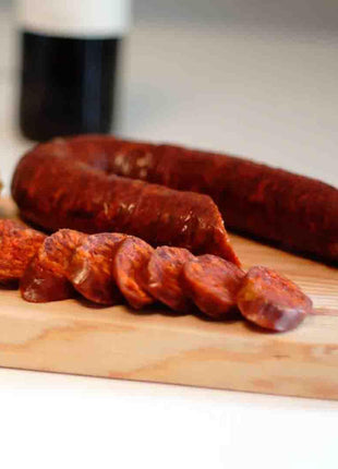 Chorizo Autentico Mild by Palacios. Imported from Spain. 7.9 Ounce