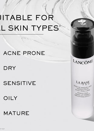 Lancôme La Base Pro Perfecting Oil-Free Makeup Primer | Smoothing Face Primer for All Skin Types | Creates a Flawless, Matte Canvas for Long-Lasting Makeup Application | 0.8 Fl Oz