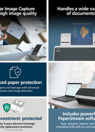 RICOH fi-8170 Professional High Speed Color Duplex Document Scanner - Network Enabled