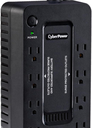 CyberPower ST425 Standby UPS Battery Backup and Surge Protector | Uninterruptible power supply and surge protection with 425VA, 260W capacity and 8 outlets
