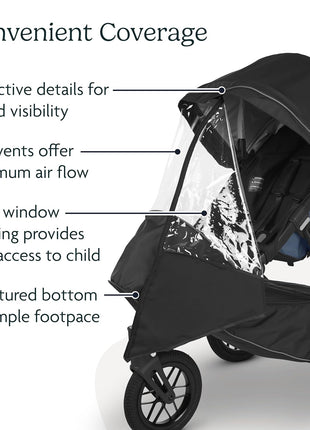 UPPAbaby Performance Rain Shield for Ridge Stroller - Waterproof