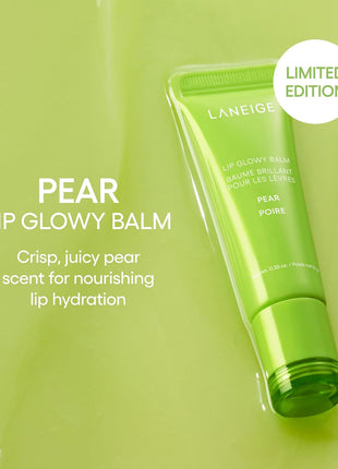 LANEIGE Lip Glowy Balm: Sheer Tinted Lip Treatment Balm Tube with Shea & Murumuru Butters for Hydrating, Moisturizing, Glossy, Non-Sticky Shine, Berry | Korean Skin Care