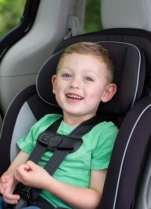 Safety 1st Grand 2-in-1 Booster Car Seat, Converts from High Back to Belt-Positioning Booster, High Back Seat for Kids 30-65, and Belt-Positioning 40-100 Pounds, Black Sparrow
