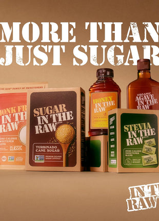 Sugar In The Raw Turbinado Cane Sugar Packets, 200 Ct Box, 1 Pack, Pure, All-Natural Turbinado Sugar, Non-GMO Project Verified, Kosher, Vegan and Gluten Free