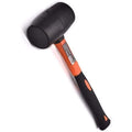 Edward Tools Rubber Mallet Hammer 16 oz - Durable Eco-friendly Rubber Hammer Head for Camping, Flooring, Tent Stakes, Woodworking, Soft Blow Tasks without Damage - Ergonomic Grip Handle