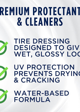 303 Products High Gloss Tire Shine And Protectant - Long Lasting, Water Based Formula - Lasts For Weeks - No Harmful Silicones - Lasts Weeks Not Days, 16 fl. oz. (30395CSR) Packaging May Vary