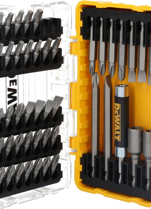 DEWALT Screwdriver Bit Set with Tough Case, 45-Piece (DW2166), Grey/Silver Screwdriving Set with Tough Case