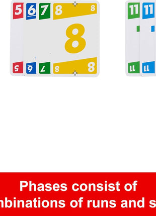 Mattel Games Phase 10 Card Game with 108 Cards, Great Game for Kids, Family or Adult Game Night, Ages 7 Years and Older