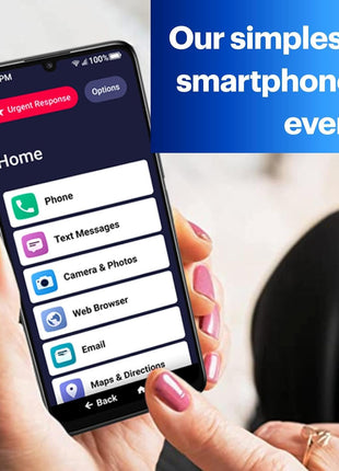 LIVELY Jitterbug Smartphone for Seniors, No SIM Needed, Smart4 | Smartphone for Seniors with No SIM Needed, Requires an Activated Phone Plan, Not Compatible with Other Carriers