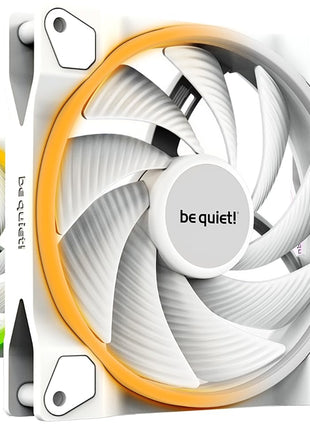 be quiet! Light Wings White 140mm PWM High Speed Triple Pack Premium ARGB Cooling Fan | 4-Pin | BL103