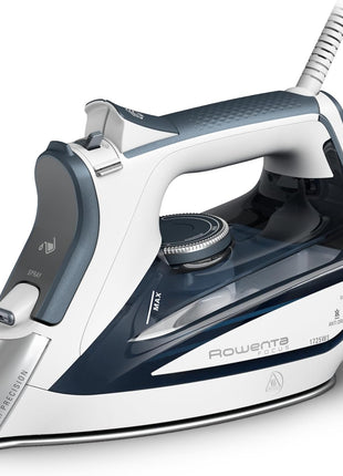 Rowenta Iron Steamer for Clothes, Powerful Steam Iron with Steamers, Focus Stainless Steel Soleplate, 400 Microsteam Holes, Lightweight, Leakproof, 1725 Watts, DW5280